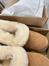 UGG【雙11搶先購】秋季新款女士厚底懶人毛毛鞋 1166733CHE|栗色38 曬單實(shí)拍圖