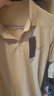 太平鳥男裝polo衫男短袖夏季純棉休閑T恤保羅衫工裝polo衫潮 淺卡其2（合體） XL 曬單實(shí)拍圖