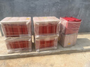 干粉底座箱子二氧化碳固定支架兩孔箱托架半截箱4kg8kg 紅色特厚8KG雙孔底座 可放2-8kg 曬單實(shí)拍圖