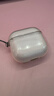 CangHua 適用airpods4保護套 airpods四代保護套蘋(píng)果耳機保護套透明防摔減震防塵耳機殼軟殼【配掛繩】 曬單實(shí)拍圖