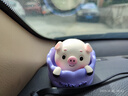 齊選小豬豬汽車(chē)擺件治愈系可愛(ài)搖頭小豬創(chuàng  )意個(gè)性車(chē)內中控臺裝飾品公仔 四只小豬豬 曬單實(shí)拍圖