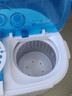 大黃鴨電器洗衣機半自動(dòng)雙桶雙缸家用小型迷你租房宿舍波輪脫水甩干雙杠省電老式強動(dòng)力易操作以舊換新 頂配-節能電芯+Ag+銀離子除菌/99%去污除味 曬單實(shí)拍圖