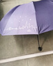 天堂傘晴雨兩用雨傘防曬防紫外線(xiàn)太陽(yáng)傘大號抗風(fēng)遮陽(yáng)折疊傘男女士 暗夜紫 曬單實(shí)拍圖