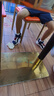 喬丹男童跑步鞋大童夏季運動(dòng)鞋兒童透氣大網(wǎng)孔童鞋 絲絨藍/喬丹白 34 曬單實(shí)拍圖