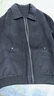 太平鳥(niǎo)男裝夾克翻領(lǐng)行政冬雙面呢外套休閑商務(wù)茄克 黑色 XL 曬單實(shí)拍圖