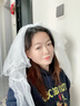 皓梵潔頭紗領(lǐng)證求婚布置道具拍照婚紗短紗結婚新娘頭戴頭飾白色簡(jiǎn)約中式 【珍珠】雙層發(fā)夾頭紗 （60cm） 曬單實(shí)拍圖