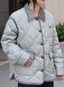 Teenie Weenie小熊羽絨服女裝25冬款時(shí)髦舒適翻領(lǐng)夾克兩件套羽絨服 灰色 M 曬單實(shí)拍圖