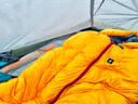 冰焰 ICE FLAME羽絨睡袋火舞木乃伊鴨絨超輕戶(hù)外旅行露營(yíng)防寒保暖輕量化多功能 橙黃【火舞SD400】M碼 曬單實(shí)拍圖