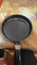 【煎炸神器】家用不粘鍋迷你小煎鍋平底鍋煎蛋煎餅鍋戶(hù)外鍋具 麥飯石 18cm 曬單實(shí)拍圖
