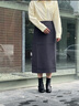 愛(ài)步（ECCO）靴子女 時(shí)尚潮流百搭女靴羊皮輕奢粗跟短靴女 型塑290973 黑色29097351052 36 曬單實(shí)拍圖