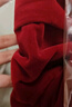以歐（YIOU）敬酒服新娘酒紅色小個(gè)子結婚禮服訂婚連衣裙長(cháng)袖平時(shí)可穿衣服6002 酒紅色 L （建議108-118斤） 曬單實(shí)拍圖