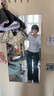 森馬（Semir）小黑牛|牛仔褲女高腰開(kāi)叉長(zhǎng)褲2025春森柔牛仔喇叭褲109125124007 曬單實(shí)拍圖