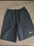 鴻星爾克（ERKE）童裝男女大小童滌綸夏季速爽透氣五分短褲正黑165 曬單實(shí)拍圖