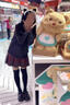 閃動(dòng)少女（SHANDONGSHAONV）JK制服秋冬套裝格裙長(cháng)袖毛衣三件套jk學(xué)院風(fēng)校供疊穿 小粉+粉色開(kāi)衫+領(lǐng)結+徽章 M 90100斤 曬單實(shí)拍圖