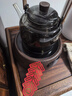 全度玻璃提梁壺家用小型電陶爐煮茶器燒水壺大容量保溫玻璃茶壺 【升級新款】+木色電陶爐+6杯 曬單實拍圖