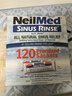 NeilMed 成人洗鼻鹽電動(dòng)洗鼻器手動(dòng)生理鹽水專(zhuān)用鹽無(wú)碘平衡鹽120包 曬單實(shí)拍圖