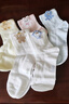 久歲伴兒童襪子女童薄款透氣棉襪中大童女孩吸汗防臭無骨中筒襪 509040Z 曬單實拍圖