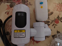 新飛（Frestec）電熱水龍頭免安裝不銹鋼接駁式新飛005家用廚房便攜冷熱兩用數顯過(guò)水熱加熱水龍頭 【免安裝數顯】象牙白+漏保插頭+萬(wàn)向頭 曬單實(shí)拍圖