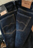 HLA海瀾之家加絨牛仔褲男三國演義五袋保暖褲子男 曬單實(shí)拍圖