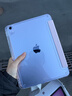 酷盟ipad air7保護套ipad11保護殼2025新款pro11/13英寸平板殼7/8/9/10代平板套自帶筆槽防彎防摔 【浮光粉】贈鋼化膜|Y型折疊-橫豎支撐 iPad air7/6【11英寸】 曬單實(shí)拍圖