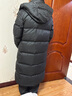 樂(lè )町長(cháng)款面包羽絨服女20保暖柔軟加厚羽絨御寒外套 黑色（現貨） M 曬單實(shí)拍圖