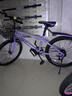 云追雁兒童自行車(chē)男女孩6-10-15歲青少年學(xué)生中大童單車(chē)中小學(xué)生山地車(chē) 【車(chē)筐款】熒光紫丨變速 24寸（適合150cm-170cm） 曬單實(shí)拍圖