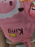 貝瑞加（Babyprints）兒童圍裙套裝畫(huà)畫(huà)衣防水吃飯繪畫(huà)罩衣反穿衣防濺衣含套袖 粉小羊 曬單實(shí)拍圖