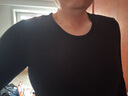 有棵樹秋衣秋褲男純棉新疆棉保暖內(nèi)衣男抗菌打底棉毛衫女秋冬情侶套裝 曬單實(shí)拍圖