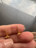 周大生黃金耳飾女足金蝴蝶結計價(jià)耳釘氣質(zhì)簡(jiǎn)約生日禮物送女友 曬單實(shí)拍圖
