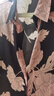 卡搭（kraallda）印花真絲襯衫上衣女中長(cháng)款短袖寬松大碼顯瘦桑蠶絲開(kāi)衫夏 印花 L 曬單實(shí)拍圖