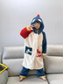 G.DUCKKIDS小黃鴨兒童奧特曼睡袍冬季加厚珊瑚絨男童睡衣小童浴袍寶寶家居服 聯(lián)名奧特曼藍色 120 尺碼5~6歲【110-120cm】 曬單實拍圖