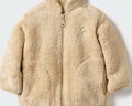 優(yōu)衣庫嬰幼兒寶寶長(cháng)絨搖粒絨拉鏈茄克長(cháng)袖外套25秋冬新款478434 31 米色 90 曬單實(shí)拍圖