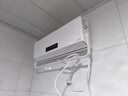 海爾（Haier）壁掛暖風(fēng)機免打孔懸掛臺壁兩用取暖器浴室洗澡防水浴霸電暖器臺式輕音電暖氣智能語(yǔ)音臥室衛生間 擺葉/毛巾架/遙控款HNF-S2007A 曬單實(shí)拍圖