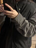 潮牌羽絨棉服馬甲男士春秋冬季立領(lǐng)背心保暖坎肩外套寬松工作服男 黑色 XL 曬單實(shí)拍圖