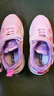 回力（Warrior）兒童運動(dòng)鞋春秋款雙網(wǎng)透氣女童跑步鞋WZ(CL)-1152 粉/紫30 曬單實(shí)拍圖