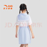 安踏兒童連衣裙女大童裝2024年夏季新款透氣涼爽校園風(fēng)時(shí)尚運動(dòng)裙子 純凈白-1 140 cm 曬單實(shí)拍圖