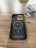 ROYAK適用AppleiPhone16promax手機殼蘋(píng)果MagSafe磁吸簡(jiǎn)約輕薄凱夫拉芳綸纖維紡織工藝純黑防摔保護套 致雅黑【紡織工藝|磁吸】 iPhone 15 Pro Max 曬單實(shí)拍圖