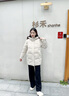 波司登（BOSIDENG）25新款羽絨服女中長(cháng)款連帽90絨休閑百搭送父母外套B250245122 暖沙米7A53 XS 155/80A 體重約110以?xún)?曬單實(shí)拍圖