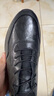駱駝（CAMEL）免系商務(wù)運動(dòng)皮鞋套腳一腳蹬休閑百搭通勤男鞋 G13A209167  黑色 43 曬單實(shí)拍圖