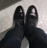 意爾康男鞋 皮鞋男春季真皮商務(wù)正裝男士皮鞋英倫德比鞋三接頭婚鞋男 黑色 39 曬單實(shí)拍圖