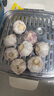 大蒜頭出口品質(zhì)網(wǎng)兜紫蒜蔬菜調(diào)料新鮮大果燒烤火鍋食材 【精品網(wǎng)兜裝】5頭裝 0.37g 曬單實(shí)拍圖