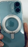 ANKER安克【首發(fā)攝影版】磁吸膚感360旋轉支架殼 適用iPhone16蘋(píng)果手機保護套防摔磨砂按鍵支點(diǎn)殼 透明 曬單實(shí)拍圖