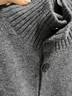 優(yōu)衣庫男女裝souffle?yarn舒芙蕾針織開(kāi)衫/毛衣毛衫25新款480023 08 深灰色 L 曬單實(shí)拍圖