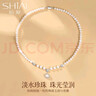 拾愛(ài)925銀淡水珍珠項鏈女小眾簡(jiǎn)約愛(ài)心吊墜送女友老婆生日圣誕節禮物 曬單實(shí)拍圖
