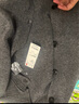 優(yōu)衣庫男女裝souffle?yarn舒芙蕾針織開(kāi)衫/毛衣毛衫25新款480023 08 深灰色 S 曬單實(shí)拍圖