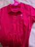 啄木鳥(niǎo)翻領(lǐng)短袖t恤女夏季新款POLO衫純棉正肩顯瘦運動(dòng)休閑上衣 大紅 2XL 曬單實(shí)拍圖