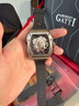 布加迪（BONEST GATTI）手表德國全自動(dòng)鏤空機械表防水夜光輕奢酒桶生日禮物送男友士腕表 BG9905 進(jìn)化銀 曬單實(shí)拍圖