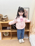 班喜迪【三防】女童羽絨服冬季2025新款兒童冬裝外套寶寶輕薄防寒小童裝 粉色 100 充絨量：32g 曬單實(shí)拍圖