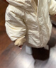 優(yōu)衣庫童裝男童女童高性能復合連帽外套/保暖厚衣服473309 01 乳白色 110 曬單實(shí)拍圖