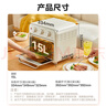 美的（Midea）【國家補(bǔ)貼】多功能家用電烤箱空氣炸鍋一體機(jī) 高效脫脂/可視化/循環(huán)熱風(fēng)免翻面 15L淺杏色PT1510 曬單實(shí)拍圖